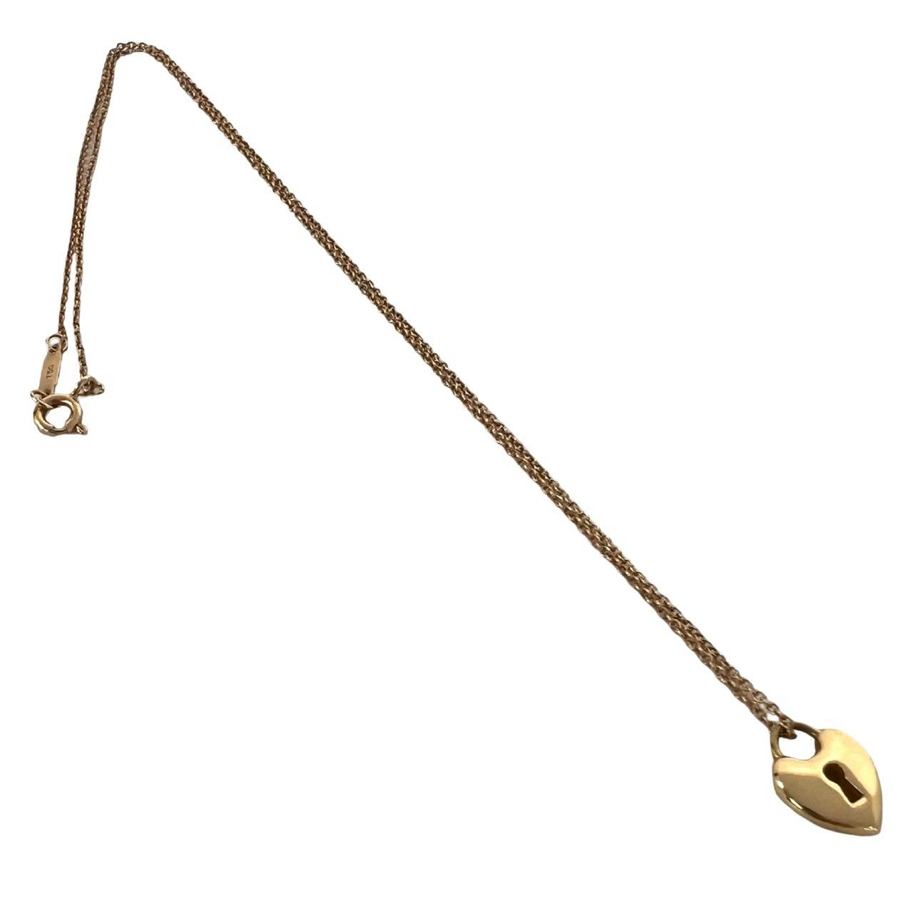 希少 ティファニー K18 ペンダントトップ ネックレス ロック 750 18金