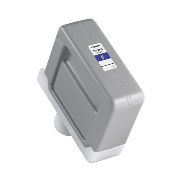 ds-(まとめ) キヤノン Canon インクタンク PFI-306 顔料ブルー 330ml 6665B001 1個 〔×5セット〕
