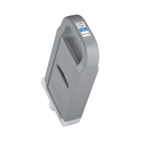 ds-(まとめ) キヤノン Canon インクタンク PFI-706 顔料シアン 700ml 6682B001 1個 〔×5セット〕