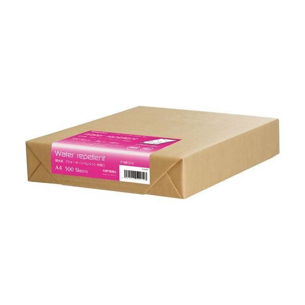 ds-(まとめ) 長門屋商店 撥水紙 ウォーターリペレントA4 中厚口 81g 徳用 ナ-WR101V 1冊(500枚) 〔×5セット〕 29,400円