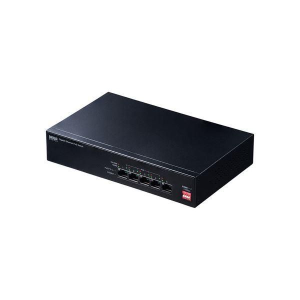 ds-サンワサプライ 長距離伝送・ギガビット対応PoEスイッチングハブ（5ポート） LAN-GIGAPOE51 20,441円
