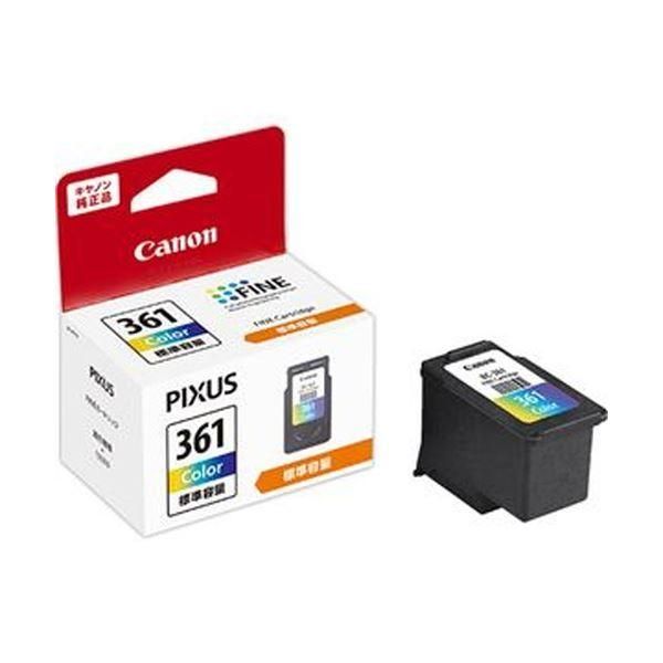 ds-(まとめ)キヤノン FINEカートリッジBC-361 3色一体型 3727C001 1個〔×5セット〕