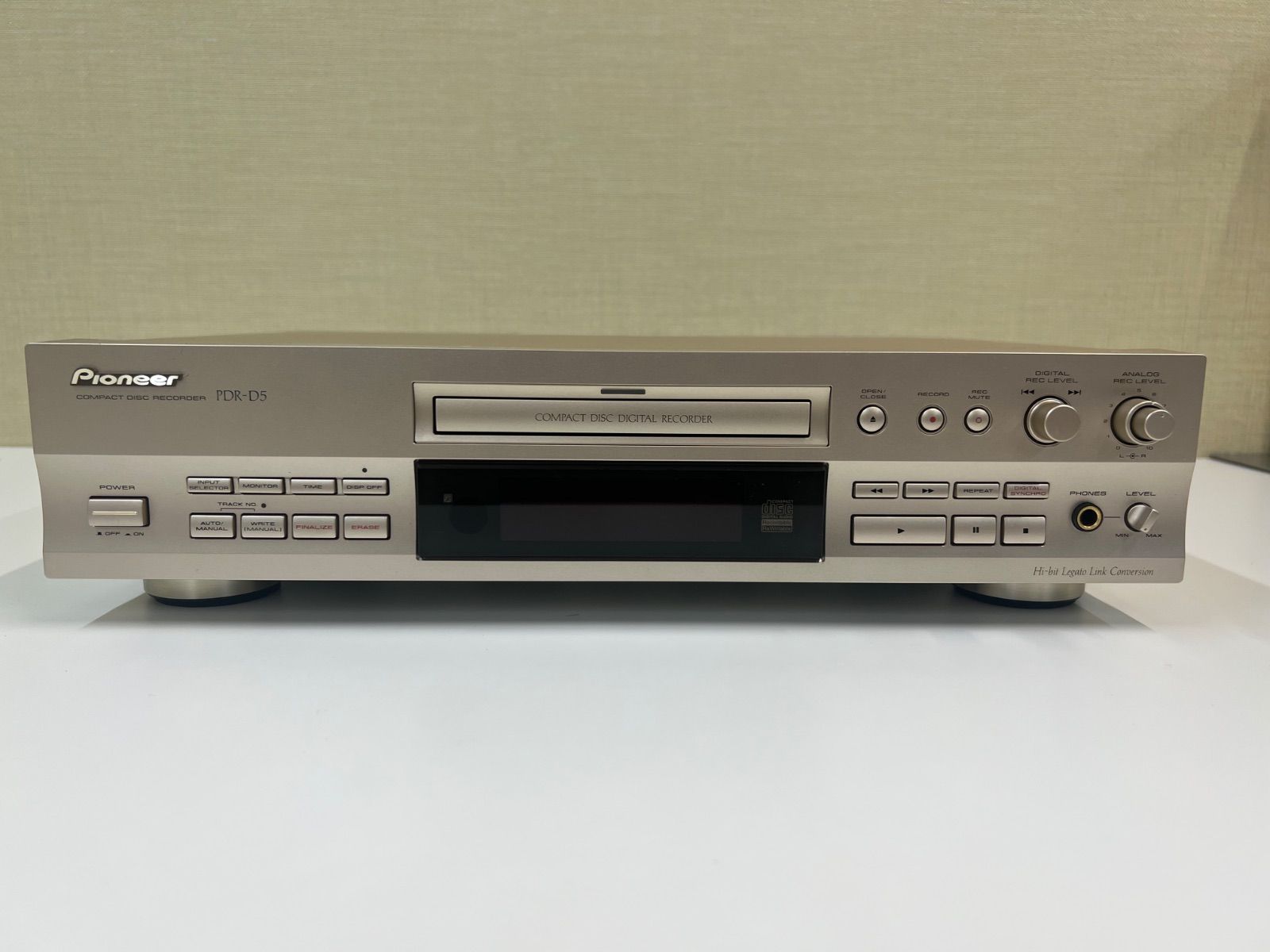 Pioneer　CDｰR/CDｰRWレコーダー PDRｰD5　ジャンク品