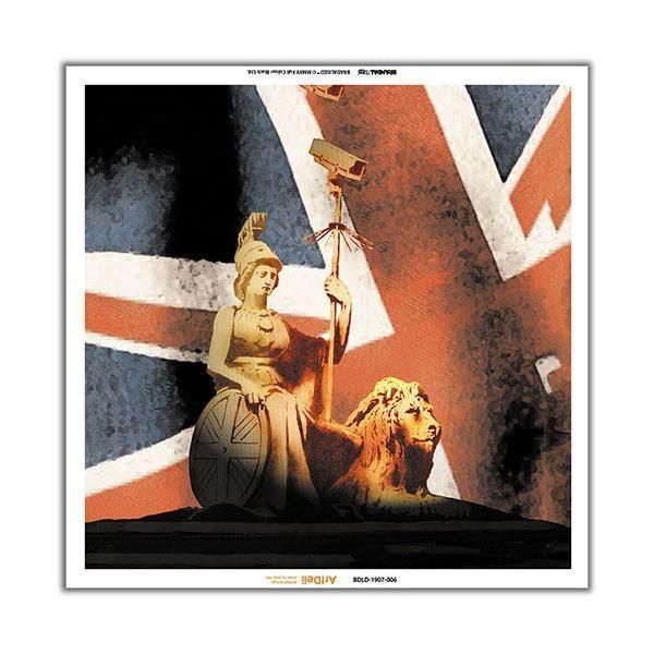 ds-Digital Oasis Visual Sonic アートパネルBluetoothスピーカー Banksy BDLD-1907-006