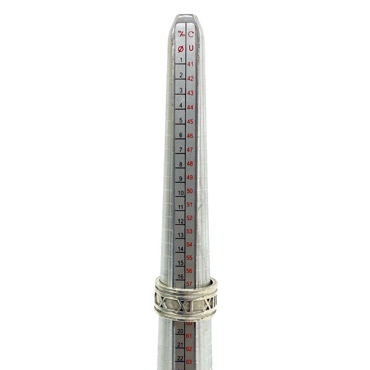 極 美品 TIFFANY&Co. ティファニー アトラス ワイド リング シルバー