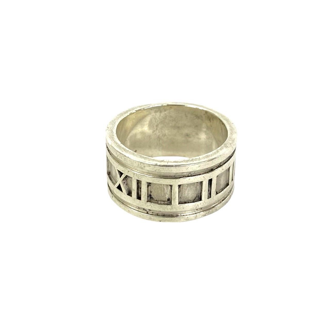 極 美品 TIFFANY&Co. ティファニー アトラス ワイド リング シルバー