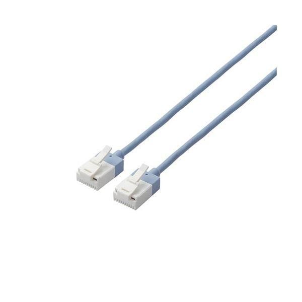 ds-〔5個セット〕エレコム LANケーブル/CAT6A/スーパースリム/爪折れ防止/7.0m/ブルー LD-GPASST/BU70X5