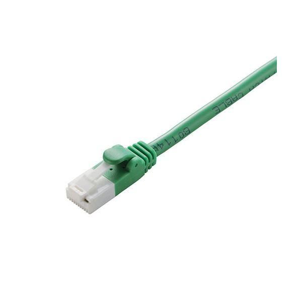 ds-〔5個セット〕エレコム EU RoHS指令準拠 CAT5E対応 爪折れ防止 LANケーブル 7m/簡易パッケージ仕様(グリーン) LD-CTT/GN7/RSX5