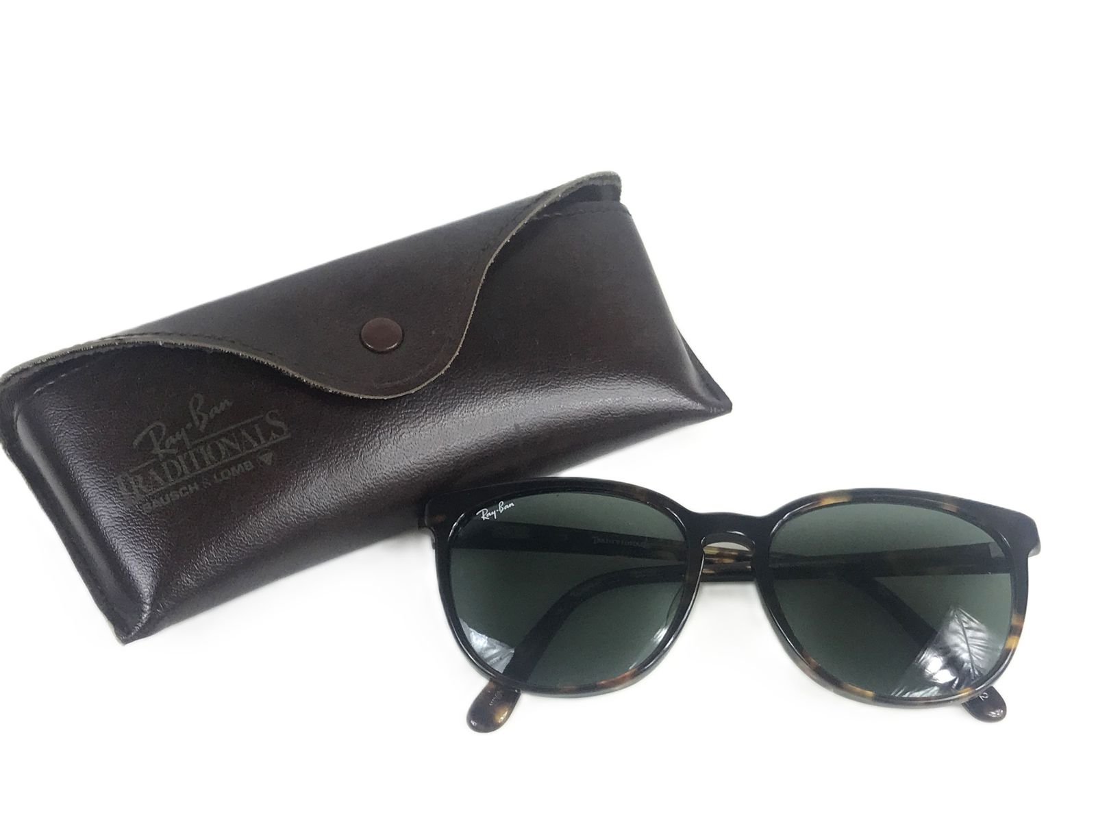 レイバン　Ray-Ban　サングラス　TRADITIONALS HAMILTON #11　54□18　B＆L　べっ甲調×グリーン系　送料無料