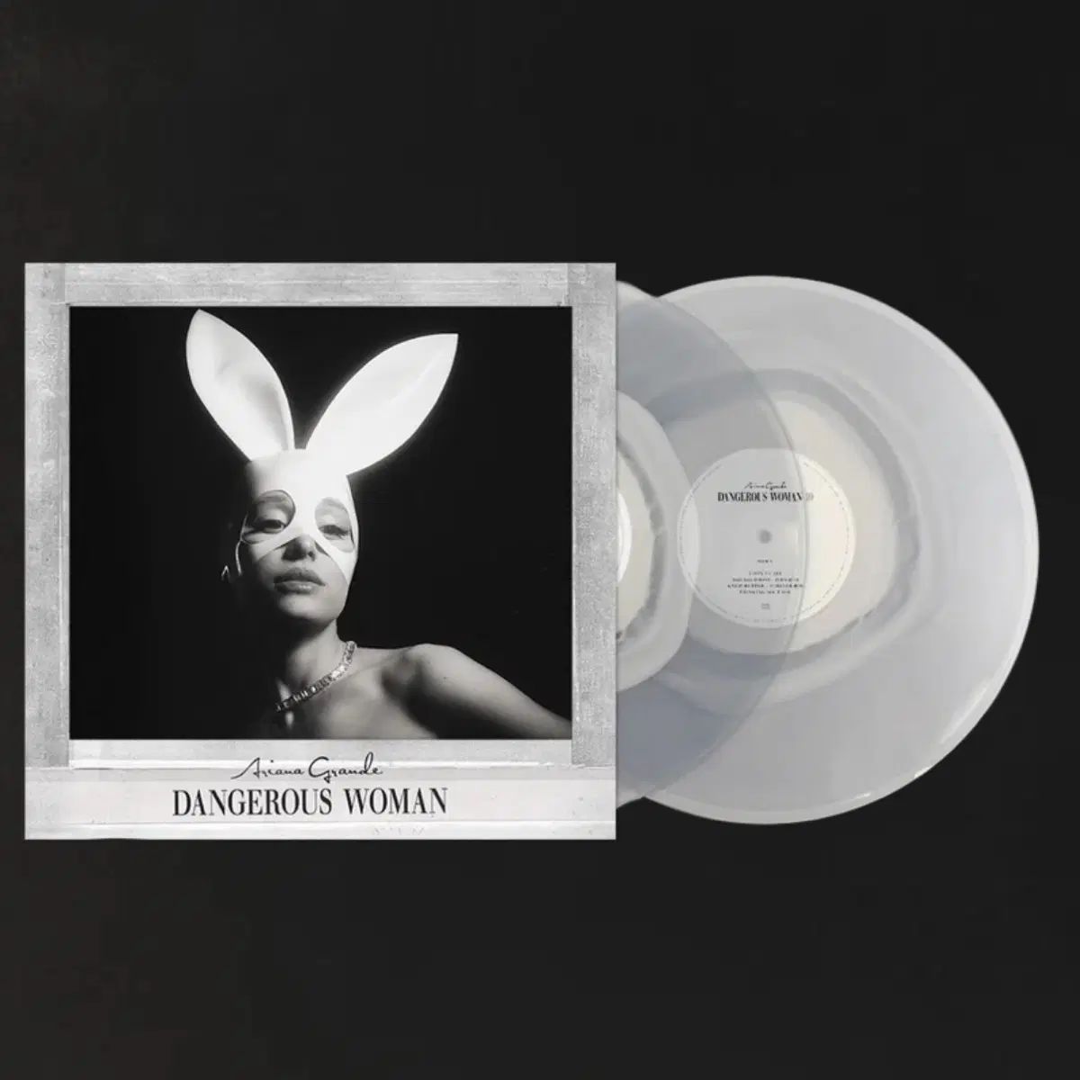 アリアナ・グランデ LP 正規 3 家 Dangerous Woman 10 周年 限定版 限定盤 期間限定 (透明ホワイトカラー)