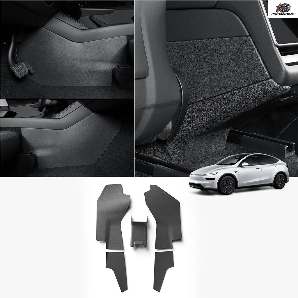TESLA MODEL Y LAUNCH 2025 JUNIPER ANTI-DIRT PAD CENTRAL CONTROL SIDE ANTI KICK PAD TPE CAR