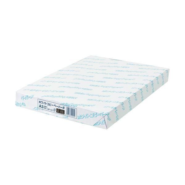ds-（まとめ）日本紙パルプ商事 ホワイトコピーペーパーF A3 PPCWCPFA3 1冊（500枚） 〔×5セット〕
