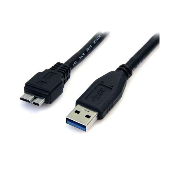 ds-（まとめ）StarTech.com USB3.0ケーブル 0.5m Type A-Micro B オス/オス ブラック USB3AUB50CMB 1本 〔×3セット〕 6,792円