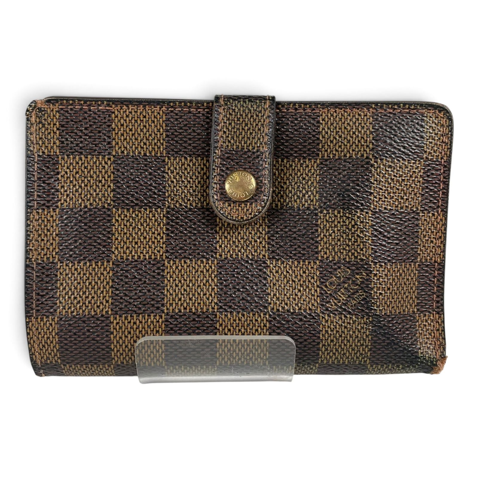 LOUIS VUITTON ルイヴィトン 二つ折り財布 モネ・ビエ ヴィエノワ ダミエ ポルト MI0065 N61664