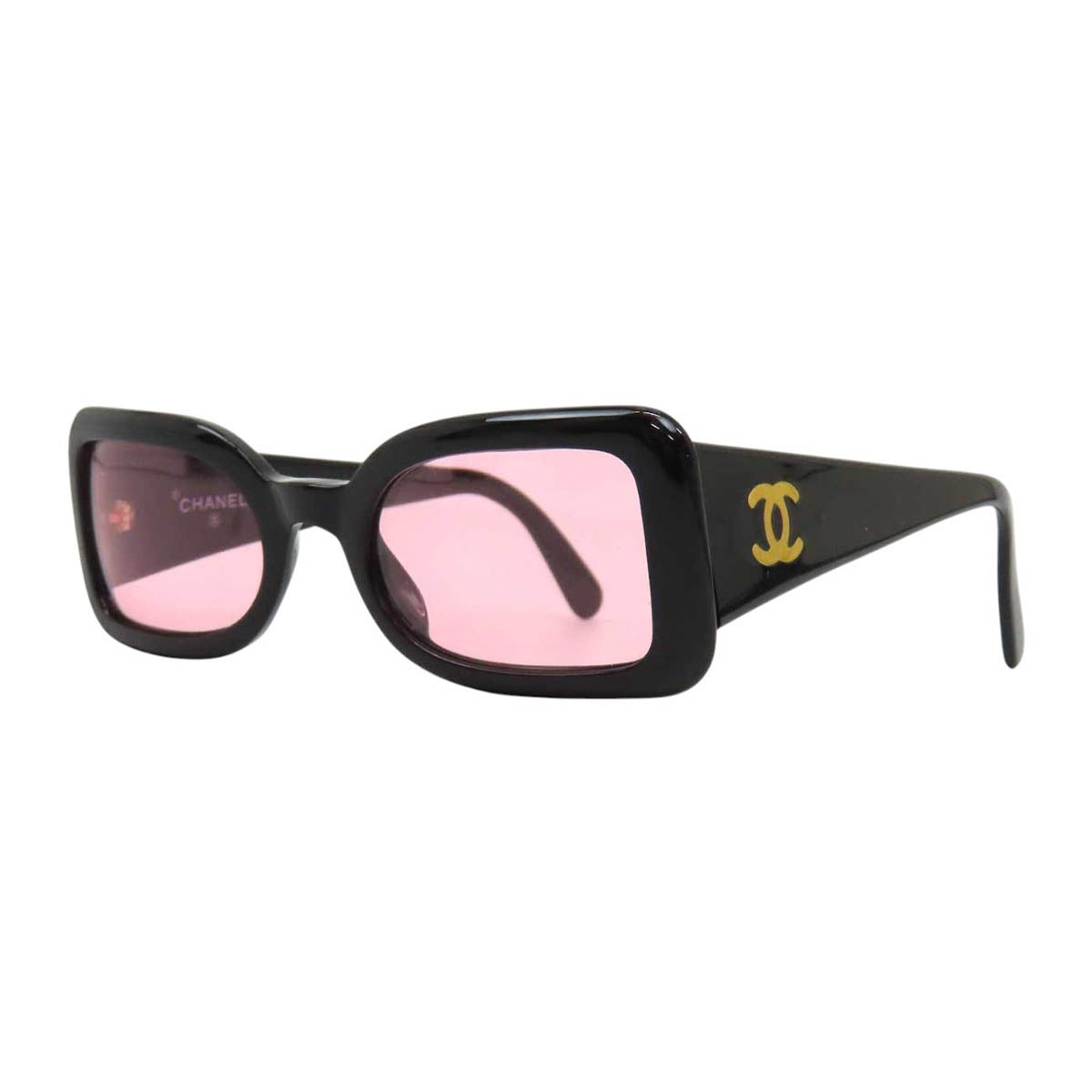 シャネル ココマーク サングラス 05977 ユニセックス ブラック CHANEL【中古】 【アパレル・小物】