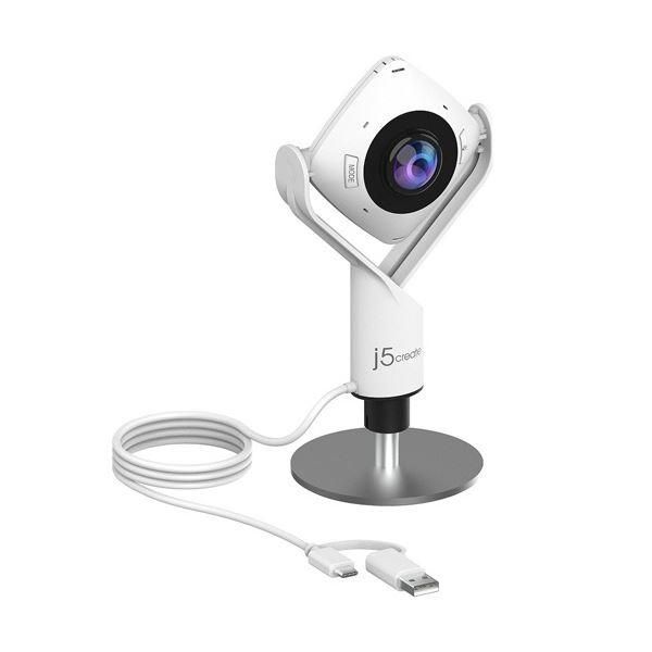 ds-j5 Create 360°USBミーティング Webカメラ ホワイト JVCU360 1台