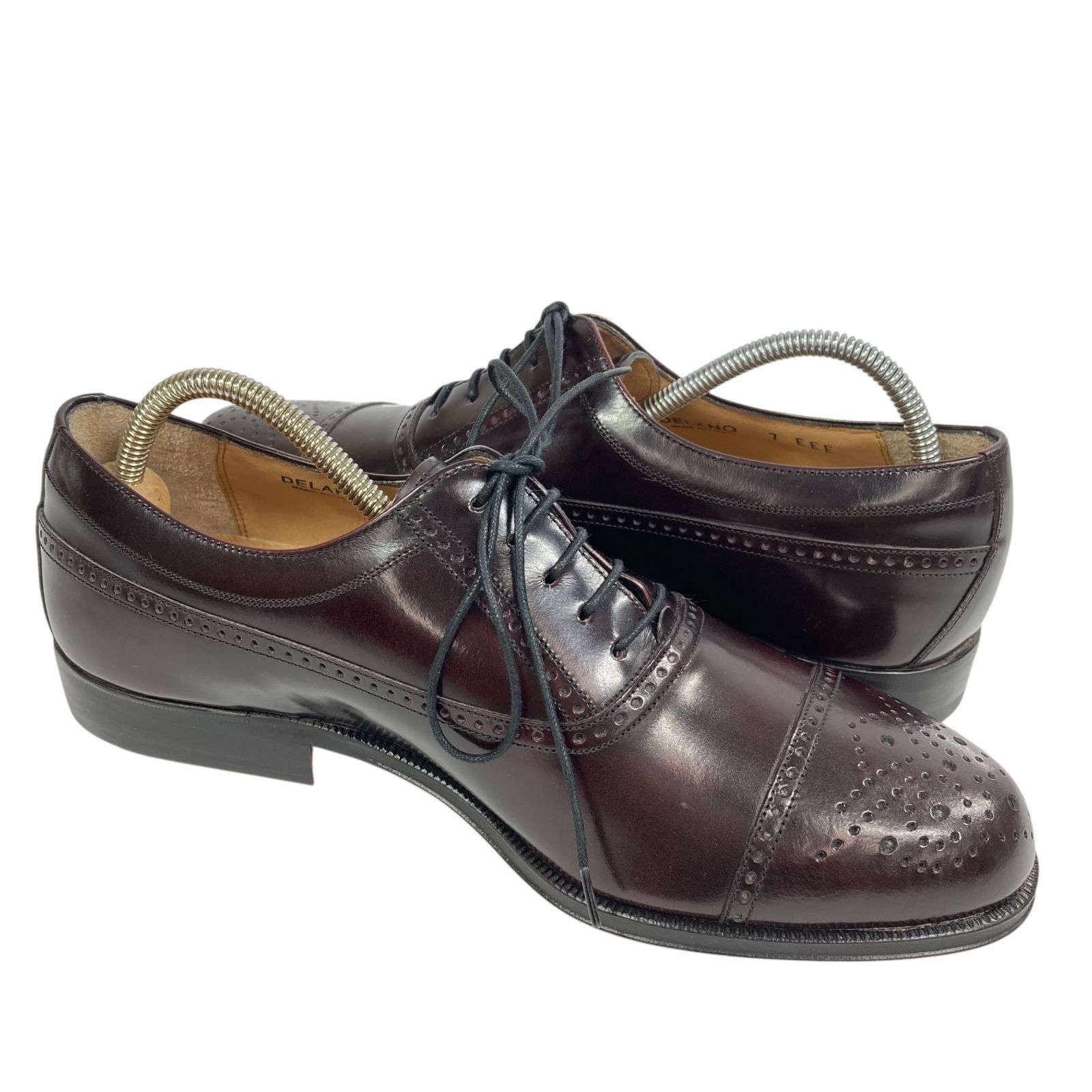 未使用品【バリー】本物 BALLY 靴 25cm ビジネスシューズ DELANO 内 