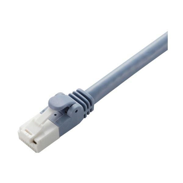 ds-(まとめ）エレコムツメ折れ防止LANケーブル（Cat6A対応） ブルー 15.0m RoHS指令準拠（10物質） LD-GPAT/BU1501本〔×10セット〕