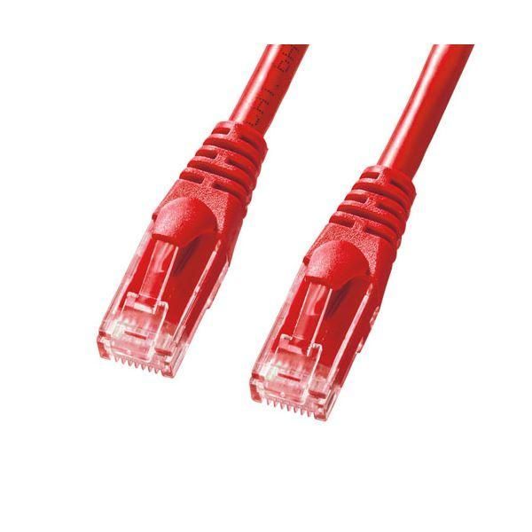 ds-〔5個セット〕 サンワサプライ カテゴリ6Aより線LANケーブル 10m レッド KB-T6AY-10RX5 13,447円