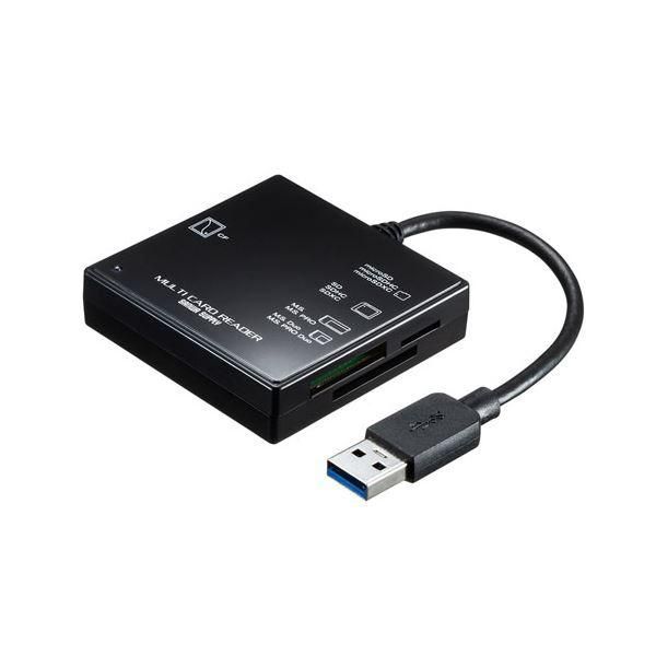 ds-〔5個セット〕 サンワサプライ USB3.1 マルチカードリーダー ADR-3ML39BKNX5
