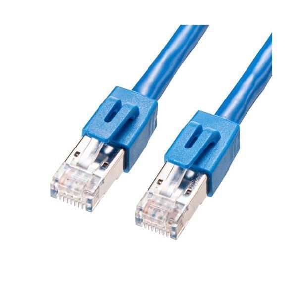 ds-〔5個セット〕 サンワサプライ カテゴリ6STP LANケーブル 3m KB-T6STP-03BLX5