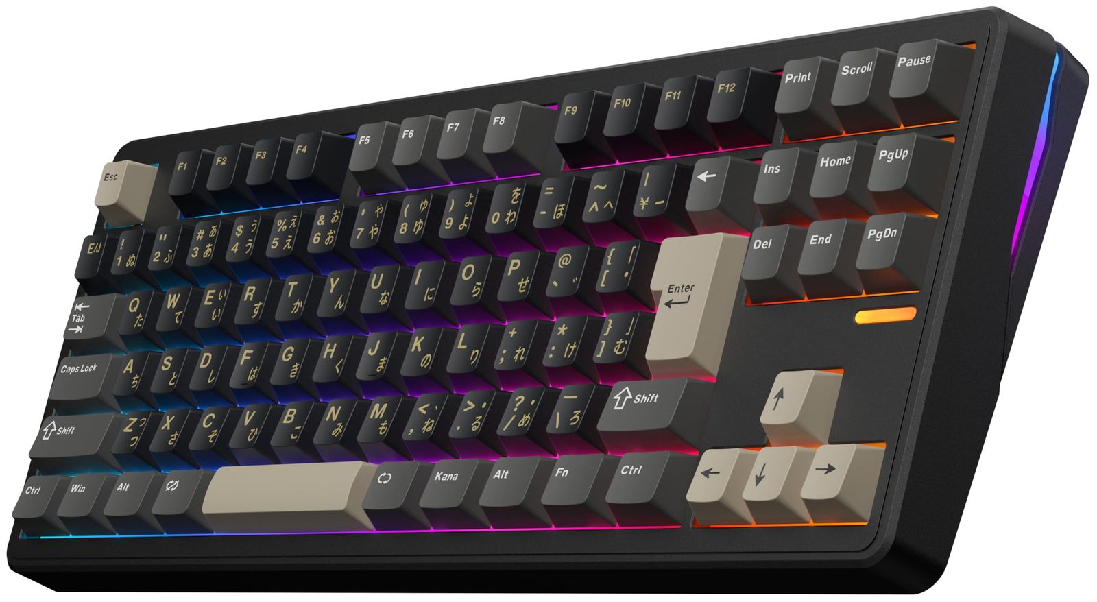 3WAY接続 無線 ワイヤレス 低遅延 メカニカルキーボード テンキーレス TKL JIS 80 日本語配列 US 英字配列 ガスケットマウント Impact ARGB ホットスワップ VIA SmackApe 国内正規品 (Ultra(8000mAh)Bla