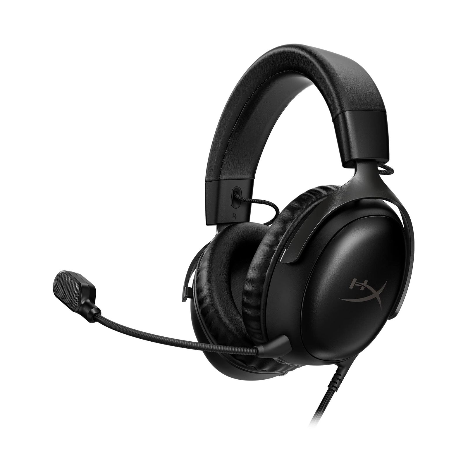 HyperX Cloud III 有線 ゲーミングヘッドセット 53mmドライバー搭載 ブラック 日本正規代理店品 727A8AA | DTSHeadphone:X空間オーディオCloudIIの快適性PCPS5PS4XboxシリーズNintendoSwitch