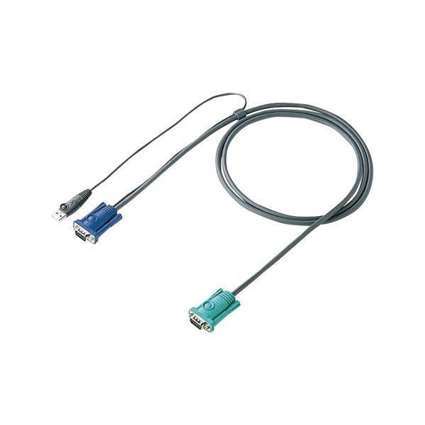 ds-〔5個セット〕 サンワサプライ パソコン自動切替器用ケーブル(1.8m) SW-KLU180NX5