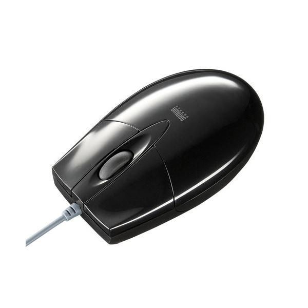 ds-〔5個セット〕 サンワサプライ 有線ブルーLEDマウス(USB-PS/2変換アダプタ付き) MA-BL3UPBKNX5