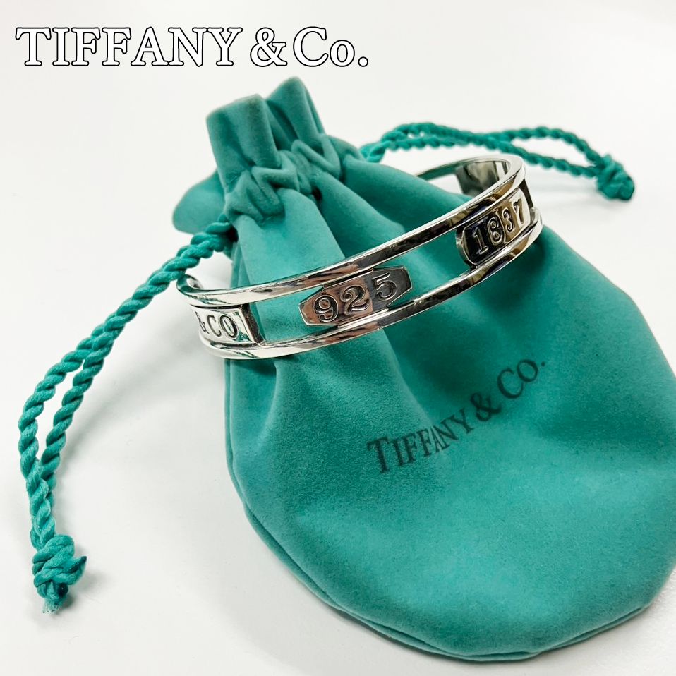 TIFFANY&Co.　ティファニー　エレメント　カフ　1837　バングル　925