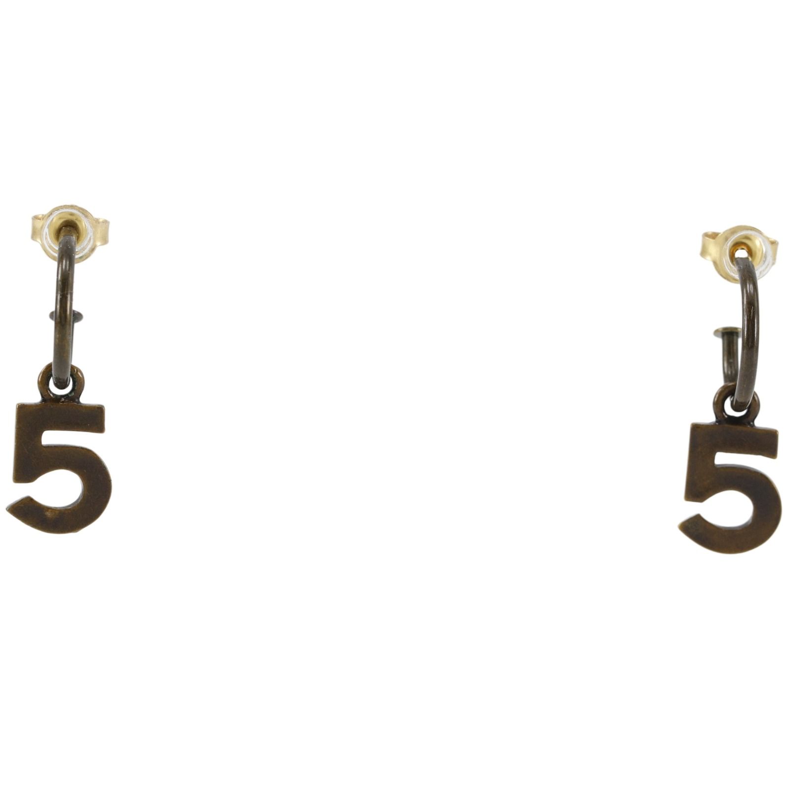 【CHANEL】シャネル No.5 ヴィンテージ 97A.A09637 金メッキ レディース 2.2g ピアス