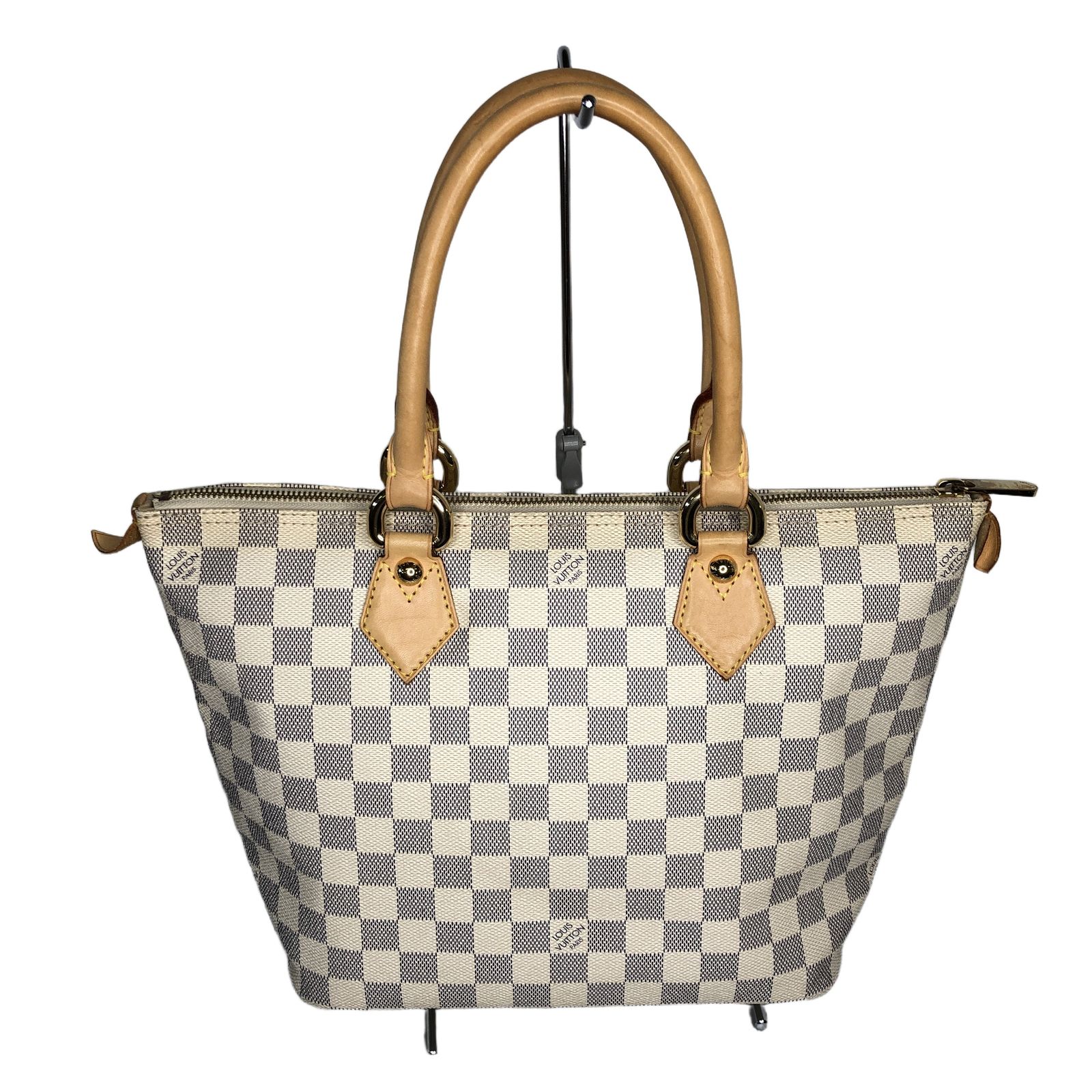 LOUIS VUITTON ルイヴィトン サレヤ PM ダミエ アズール N51186 ダミエキャンバス トートバッグ レディース 中古 T11524872
