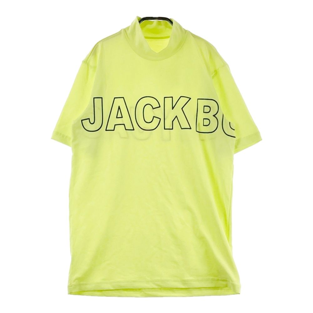 サイズ：4 JACK BUNNY ジャックバニー ハイネック半袖Tシャツ イエロー系 [240101752124] ゴルフウェア メンズ ストスト