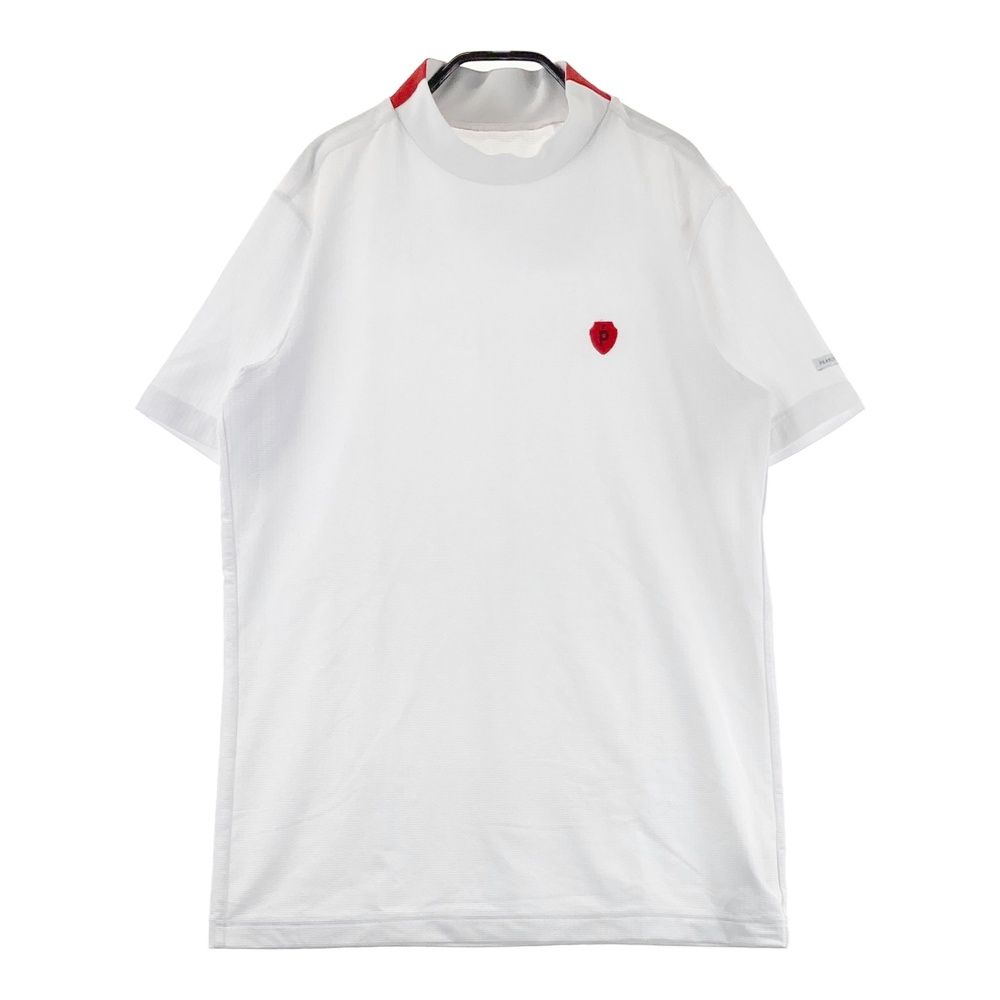 サイズ：4 PEARLY GATES パーリーゲイツ ハイネック 半袖Tシャツ ホワイト系 [240101752142] ゴルフウェア メンズ ストスト