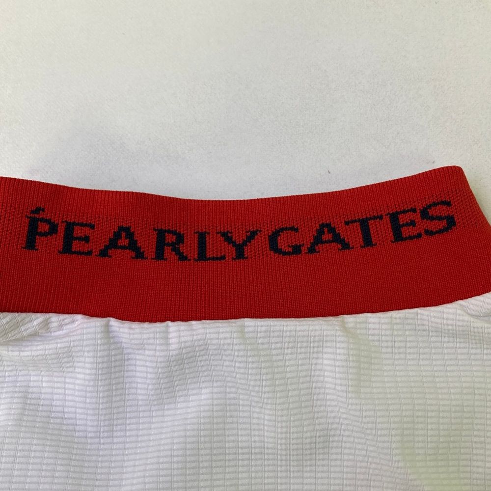 サイズ：4 PEARLY GATES パーリーゲイツ ハイネック 半袖Tシャツ ホワイト系 [240101752142] ゴルフウェア メンズ ストスト