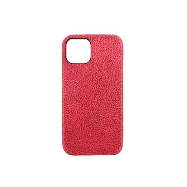 ds-abbi SIGNATURE PIERROT LUX ピエロラックス イタリアンレザーバックカバー for iPhone 13 レッド ABS22310i13