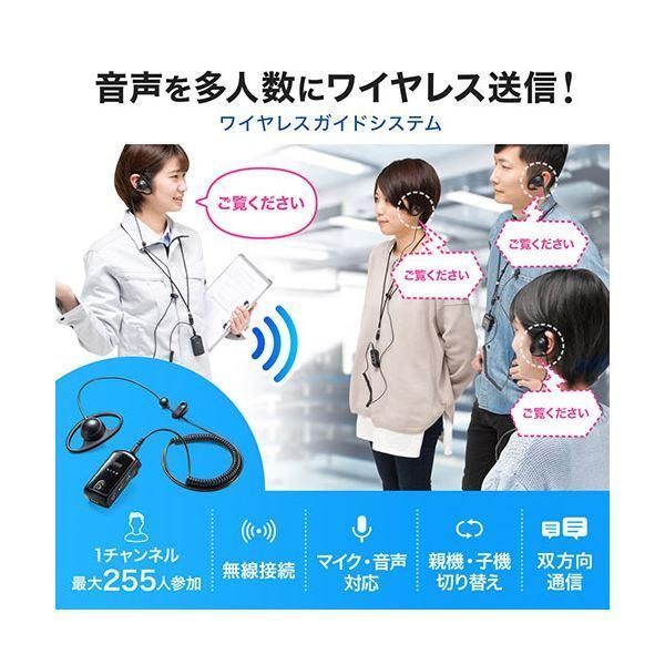 ds-サンワサプライ ワイヤレスガイドシステム MM-WGS4 ds-サンワサプライ ワイヤレスガイドシステム MM-WGS4