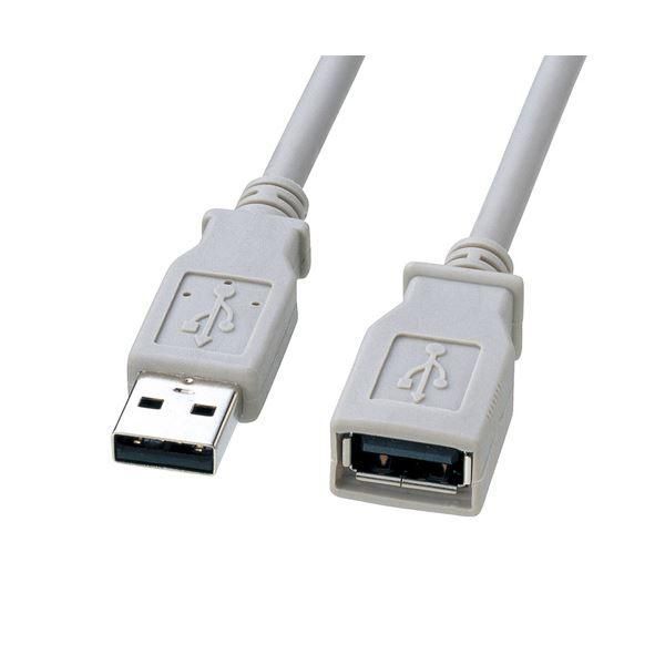 ds-〔5個セット〕 サンワサプライ エコUSB延長ケーブル KU20-ECEN3KX5