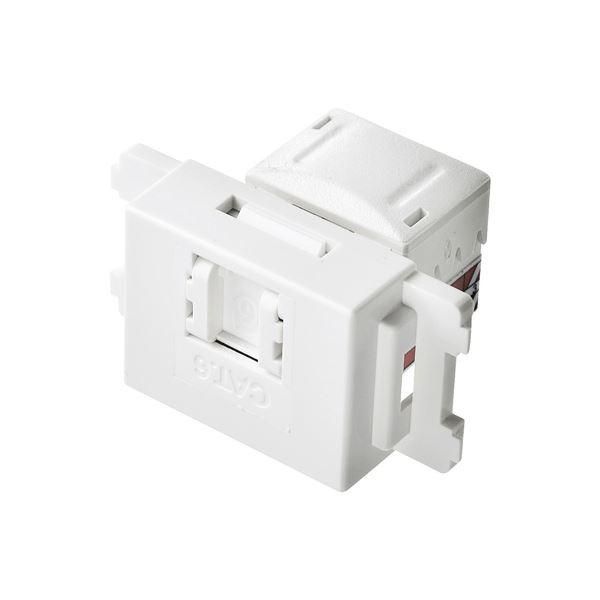 ds-〔5個セット〕 サンワサプライ CAT6JIS対応RJ-45モジュール LA-FP-MJ6X5 8,915円