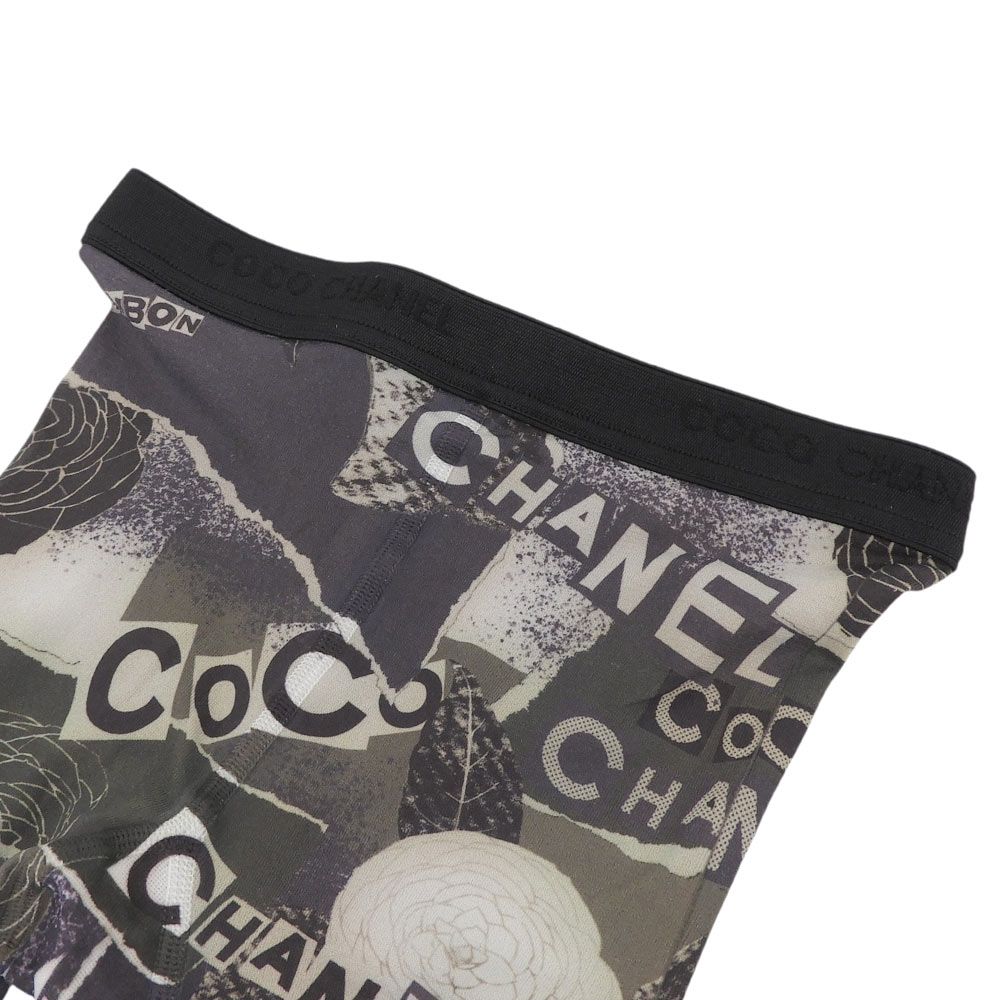 超美品 シャネル CHANEL 2020年 総柄 タイツ サイズ1 カメリア ココ