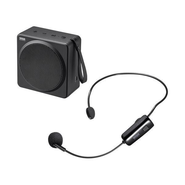 ds-サンワサプライワイヤレスポータブル拡声器 MM-SPAMP15 1台