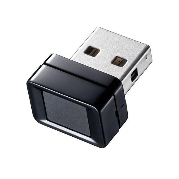 ds-サンワダイレクト 指紋認証リーダー(PC用・USB接続・WindowsHello対応・指紋最大10件登録) 400-FPRD1 1個