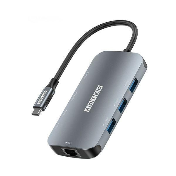 ds-アドテック マルチポートハブ 9in1AHUB-VCA3CP-4K60 1個
