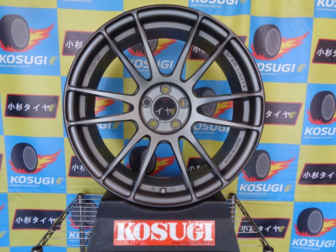 RAYS　グラムライツ57　XTREME　SP　SPEC　中古ホイール　7.5J　18インチ　5H100　+50　4本セット　atsugiM261 58,685円
