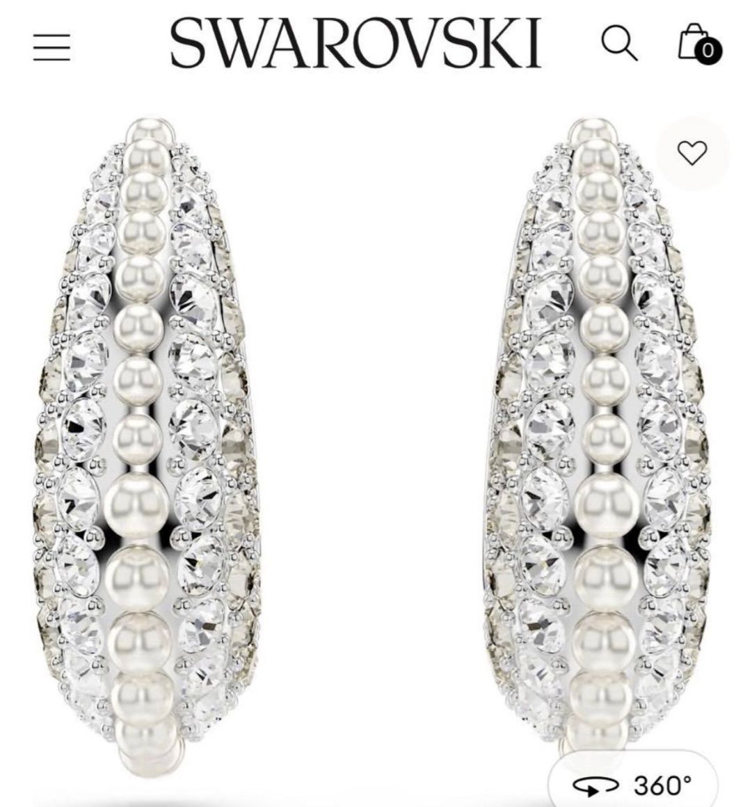 特売バーゲン】新品 スワロフスキー Swarovski Sublima ドロップピアス