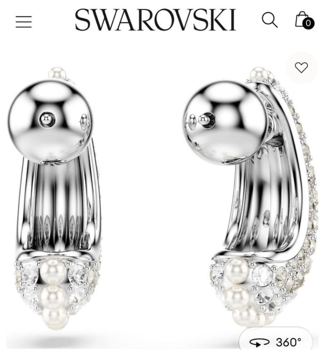 特売バーゲン】新品 スワロフスキー Swarovski Sublima ドロップピアス