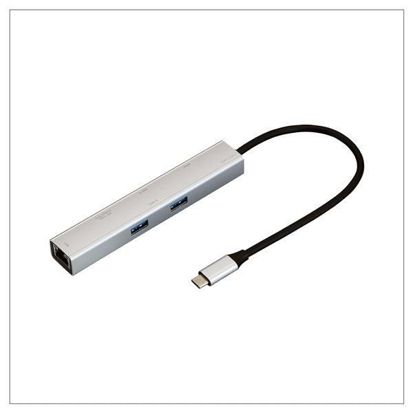ds-Digio2 USB Type-C スリムタイプ ドッキングステーション 6in1 PD対応 UD-C07SL シルバー