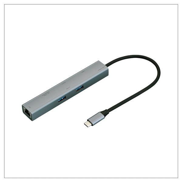 ds-Digio2 USB Type-C スリムタイプ ドッキングステーション 6in1 PD対応 UD-C07GY グレー