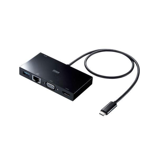 ds-サンワサプライ USB Type-Cモバイルドッキングステーション USB-3TCH30BK