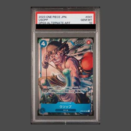PSA10】ウソップ(パラレル) P-SR OP03-041 1枚 - メルカリ
